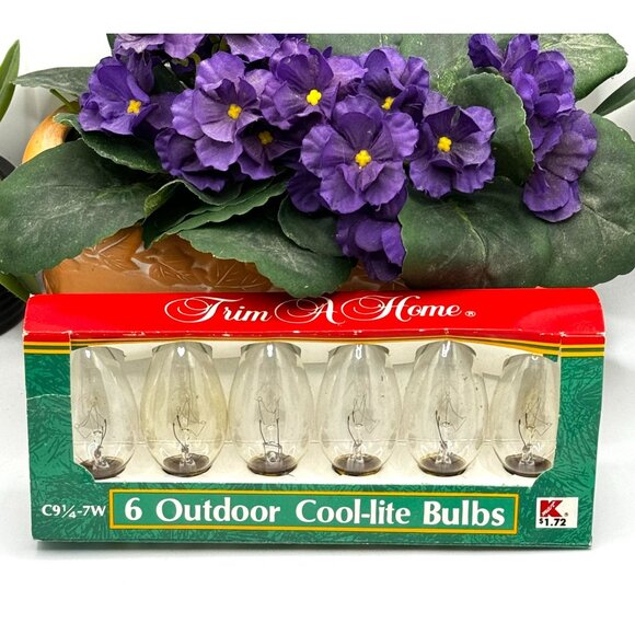 Trim A Home 6-Pack Outdoor C9 1/4 Cool-Lite 7W Bulbs - Picture 6 of 7